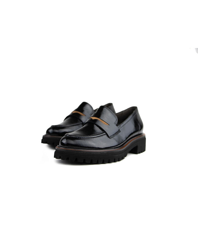 Paul Green Loafer Black Toffee