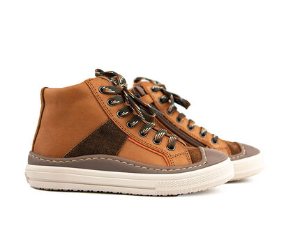 Romagnoli Romagnoli Hoge Sneaker Oporto Cognac Romagnoli Romagnoli Hoge Sneaker Oporto Cognac