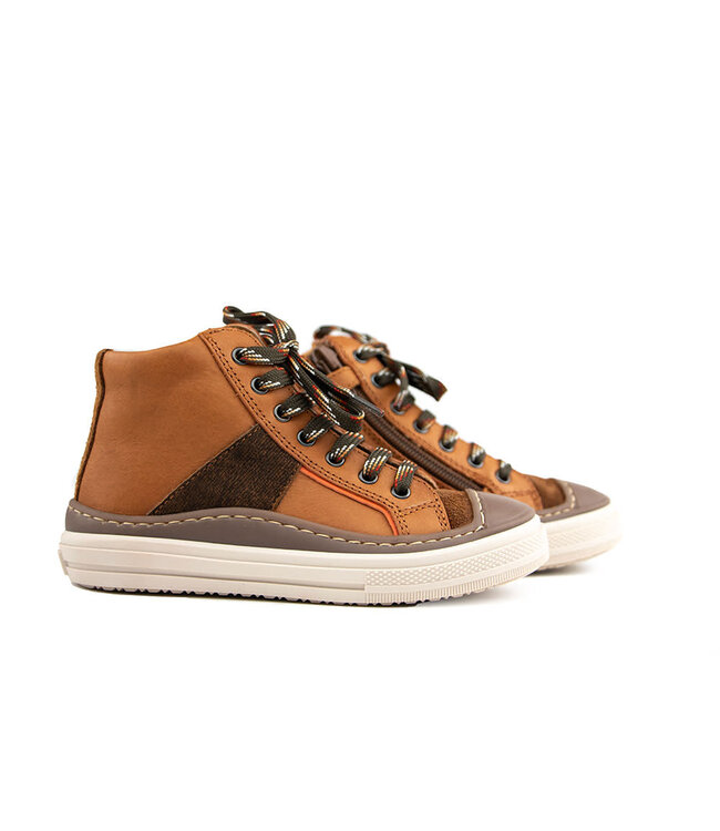 Romagnoli Hoge Sneaker Oporto Cognac