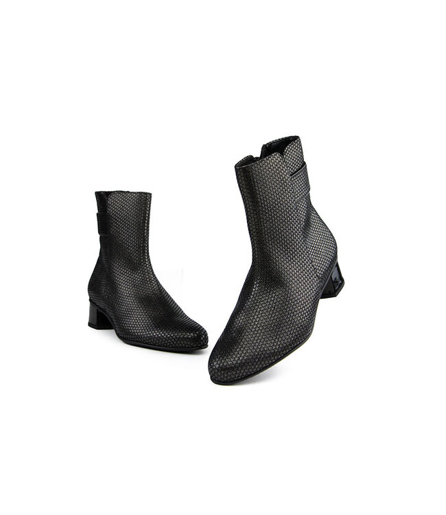 Hassia Enkellaars Schwarz Lamé Siena