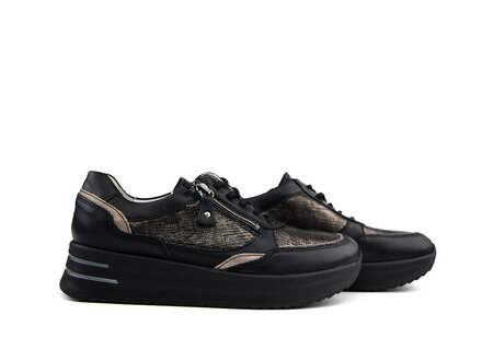 Waldläufer Waldlaufer Sneaker Arianna Schwarz Bronze H Waldläufer Waldlaufer Sneaker Arianna Schwarz Bronze H
