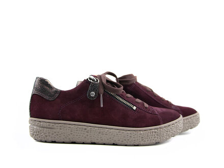 Hartjes Hartjes Sneaker Phil Aubergine Velour H Hartjes Hartjes Sneaker Phil Aubergine Velour H