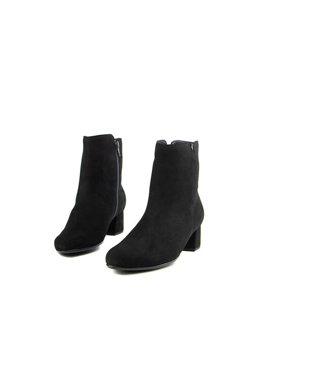 Gabor Stiefeletten Schwarz Samtchevreau