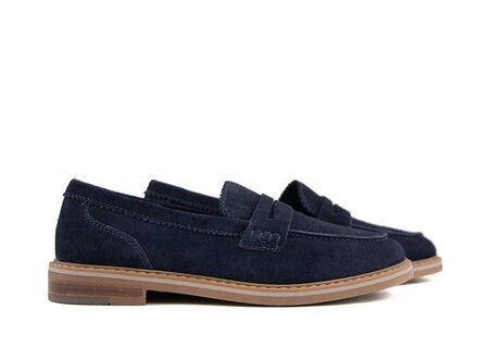 Ara Ara Loafer Ocean Kalbvelour