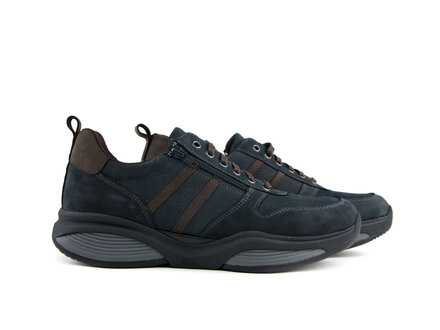 Xsensible Xsensible Stretchwalker Sneaker SWX3 Navy Brown H Xsensible Xsensible Stretchwalker Sneaker SWX3 Navy Brown H