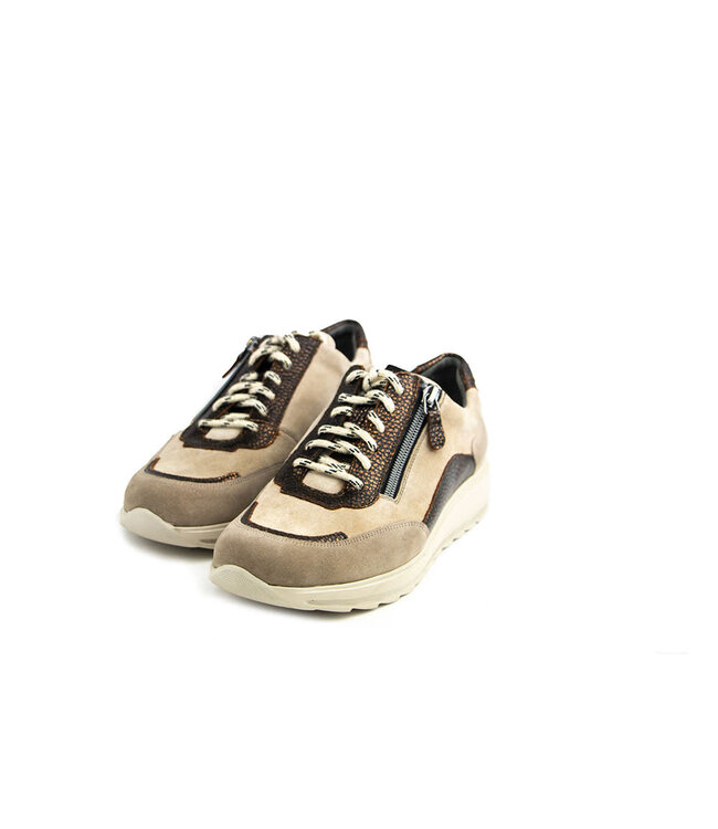 Durea Sneaker Walnoot Brons Seppia K