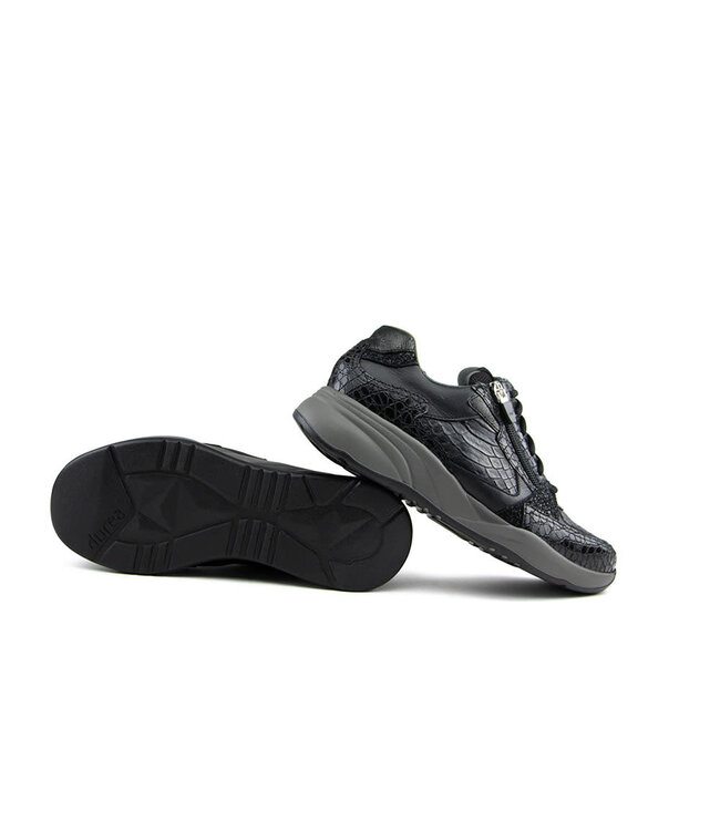 Durea Sneaker Zwart Kroko K