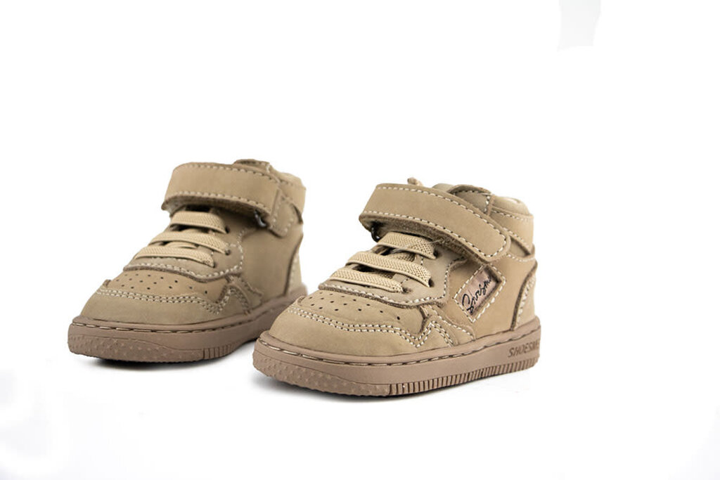 Shoesme Shoesme Babyproof Hoge Sneaker Taupe