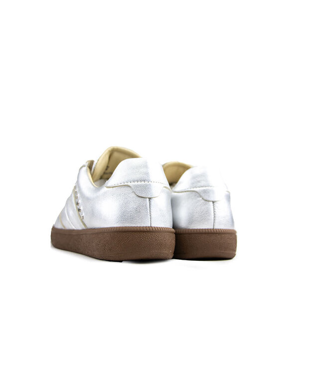 Nubikk Sneakers Ray Owen Studs Silver Metallic