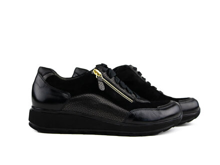 Durea Durea Sneaker Zwart Antracite H Durea Durea Sneaker Zwart Antracite H