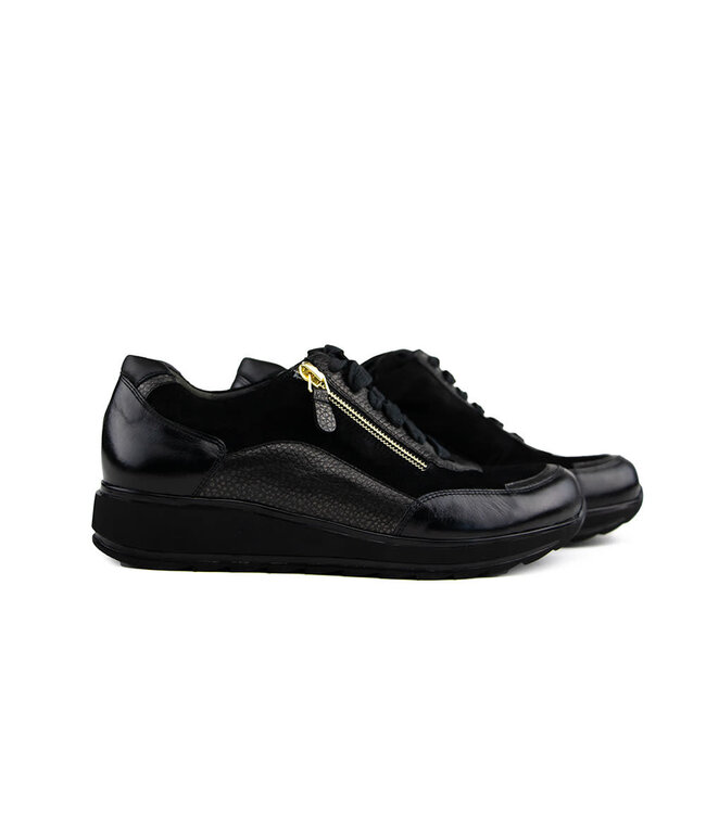 Durea Sneaker Zwart Antracite H