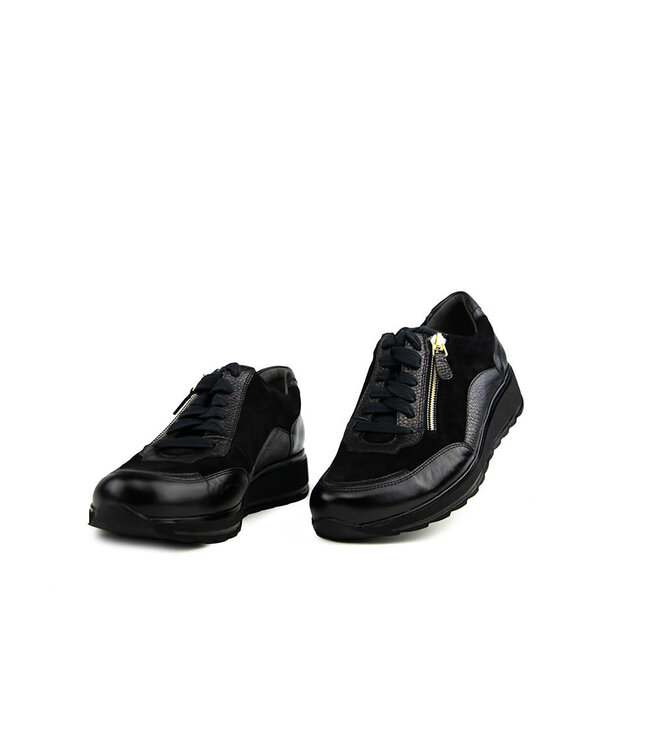 Durea Sneaker Zwart Antracite H