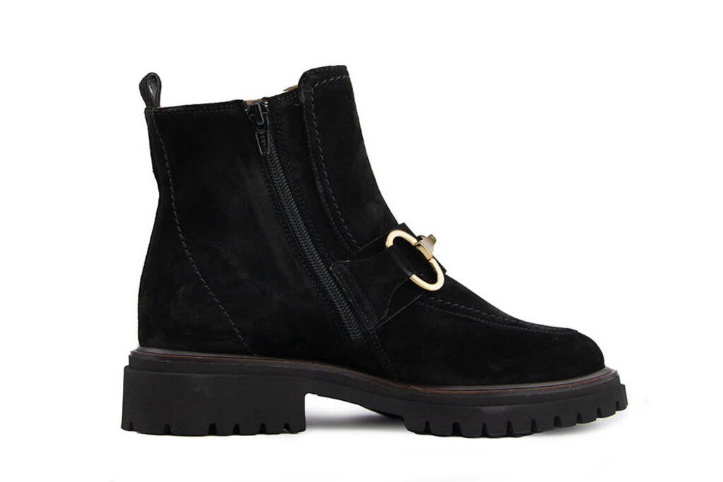 Paul Green Paul Green Enkellaars Bit Soft Suede Black