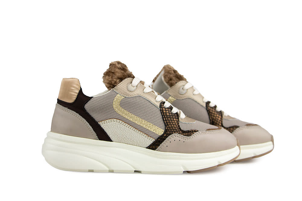 Beige Sneakers Dames Via Vai Scarpe Via Vai Sneaker Vic Celia