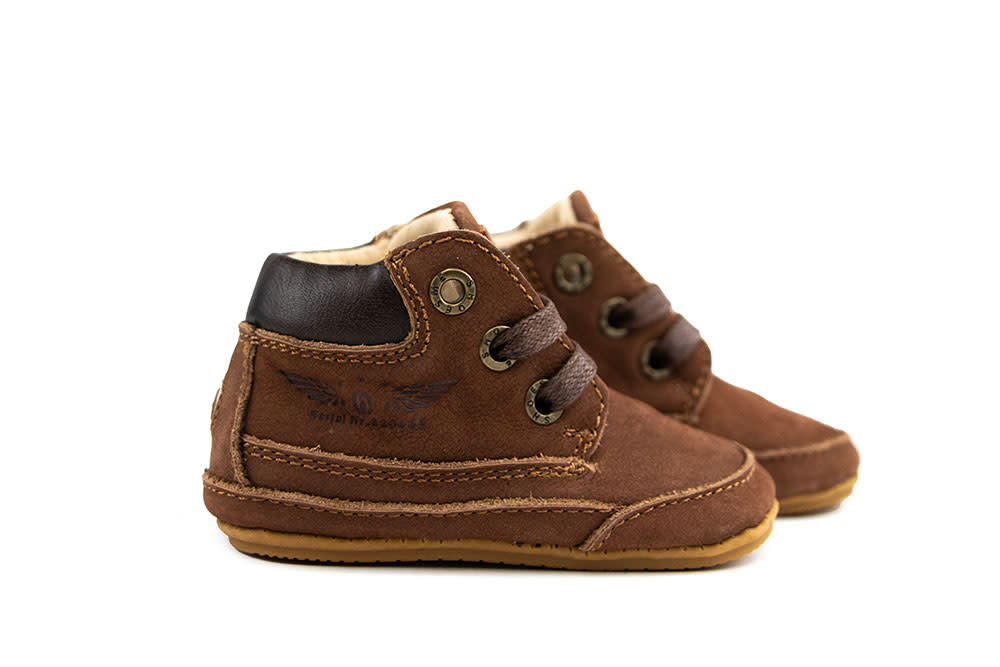 Shoesme Babyproof Hoge Veter Cognac I Schneller versand nach DL Steenbergen Schoenen