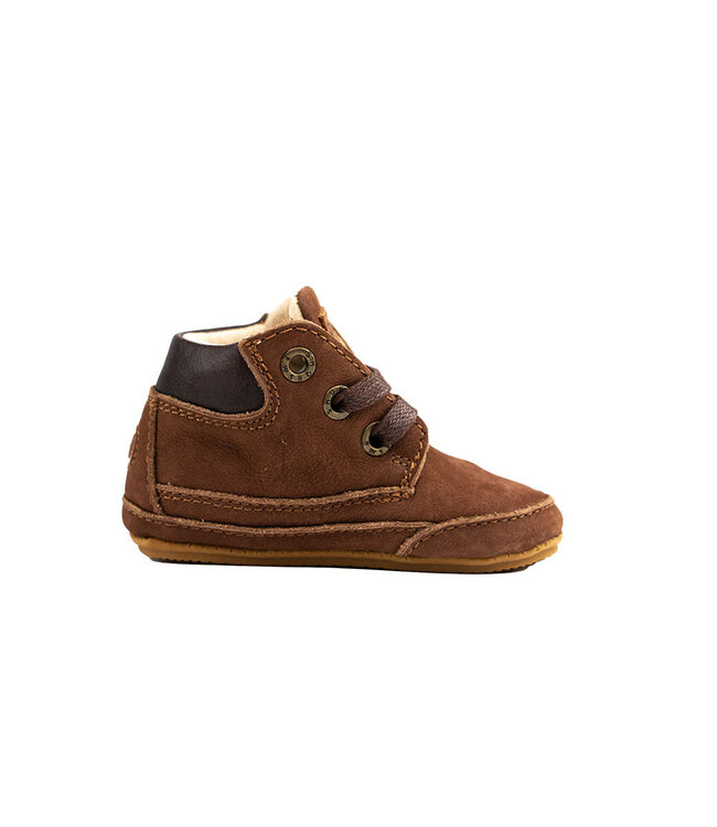Shoesme Babyproof Hoge Veter Cognac