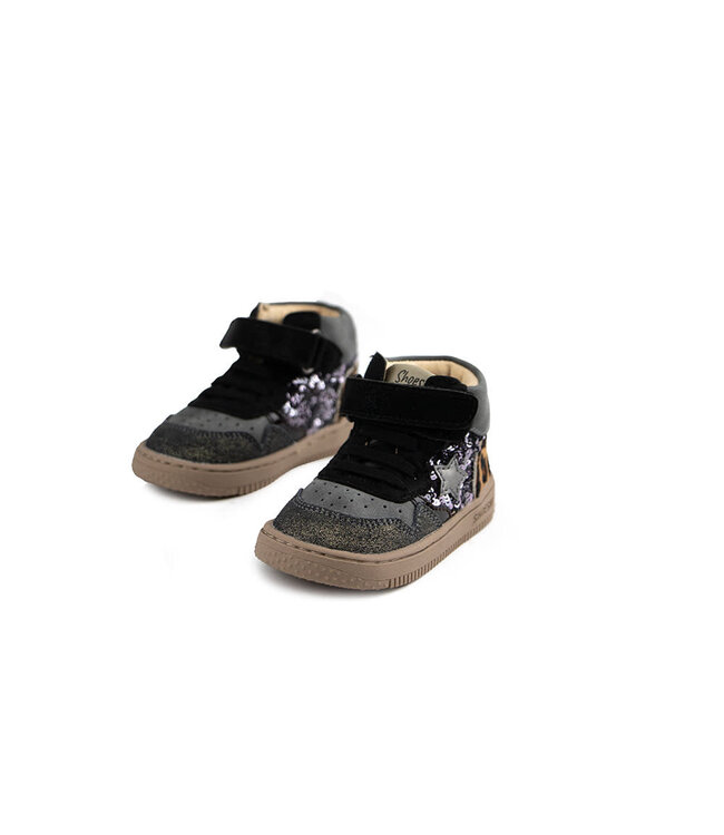 Shoesme Babyproof Hoge Sneaker Antracite
