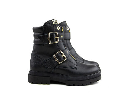 Red-Rag Red Rag Bikerboot Gespen Black Nappa