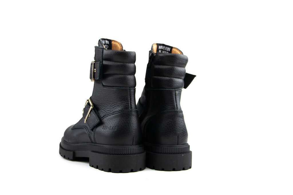 Red-Rag Red Rag Bikerboot Buckles Black Nappa