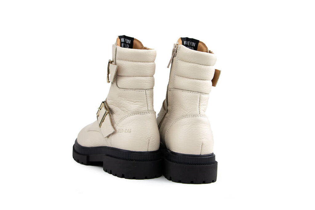 Red-Rag Red Rag Bikerboot Schnalle Beige Nappa