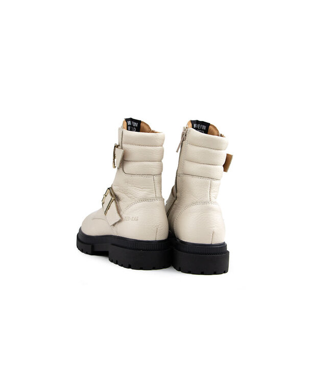 Red Rag Bikerboot Schnalle Beige Nappa
