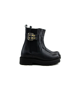 Red-Rag Red Rag Chelsea Boots Gesp Black Nappa