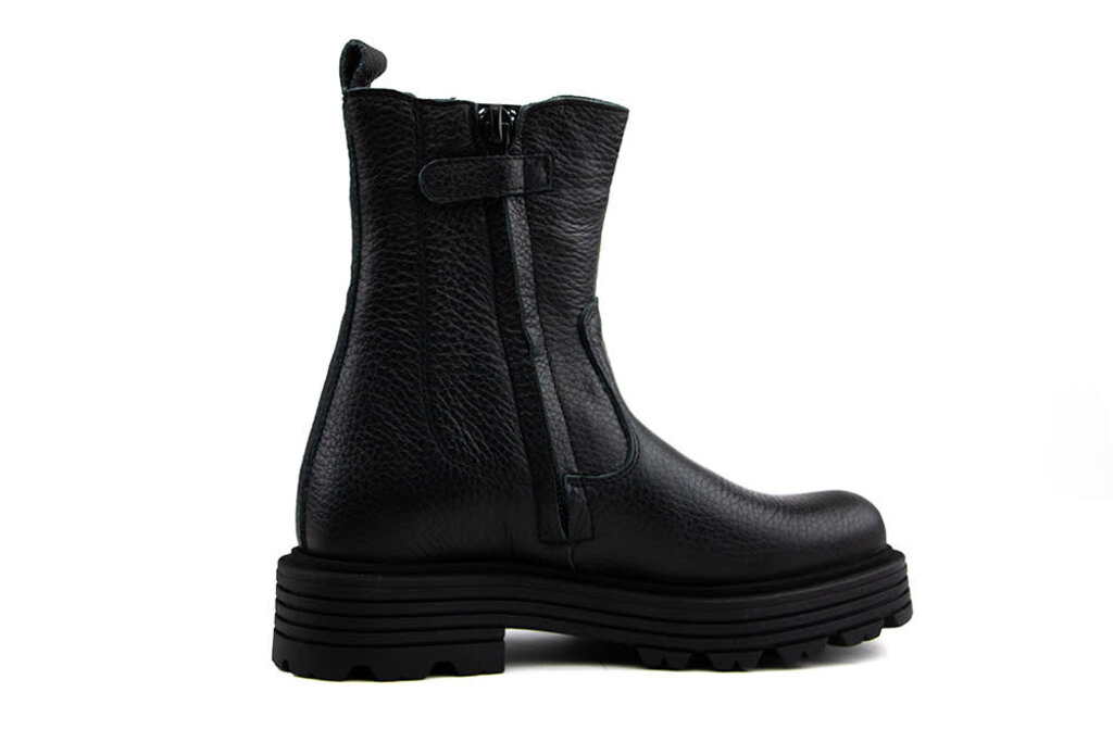 Red-Rag Red Rag Chelsea Boots Gesp Black Nappa