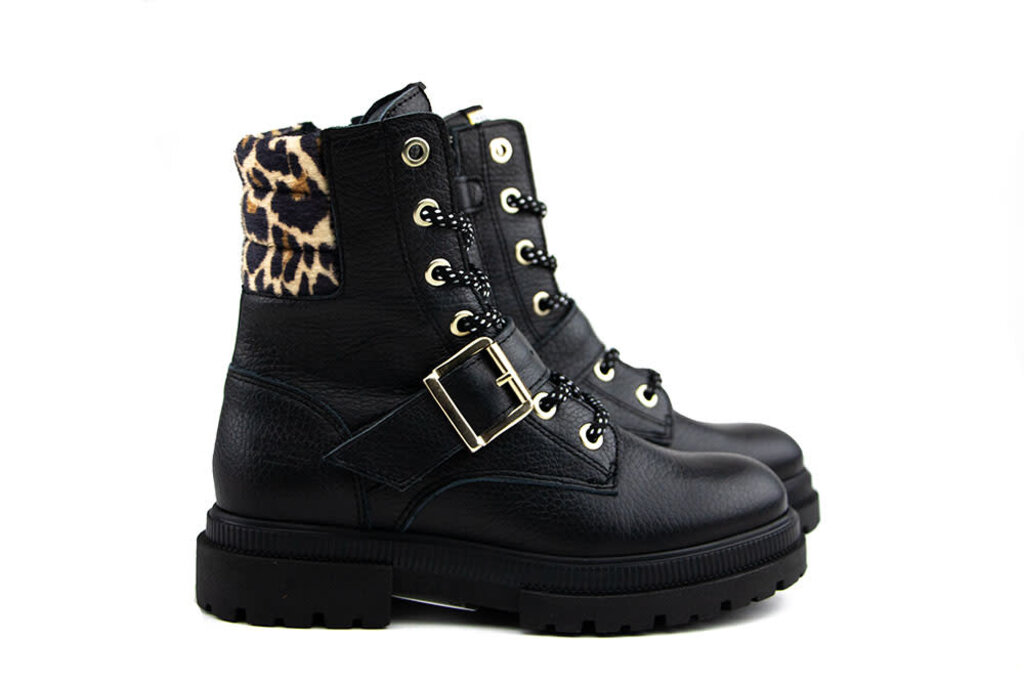 Veterboots met gesp sale