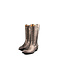 Red Rag Western Boot Bronze Metal