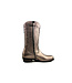 Red Rag Western Boot Bronze Metal