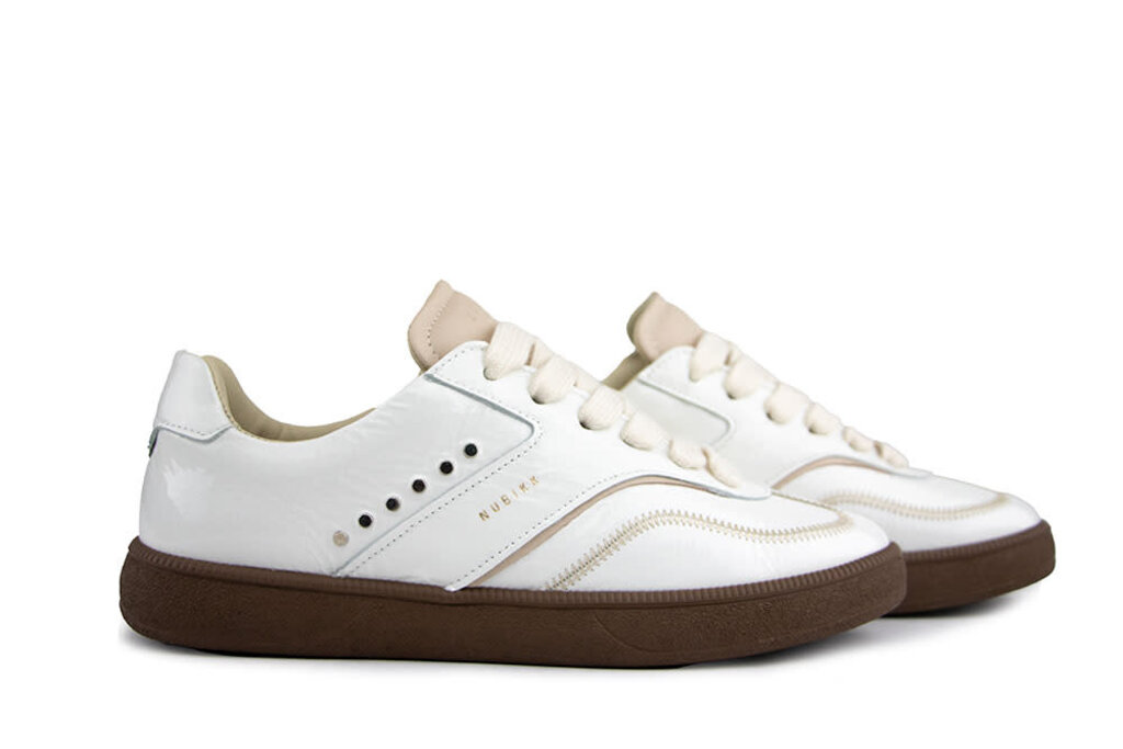 Nubikk Ray Owen Studs White Patent I Schneller versand nach DL Steenbergen Schoenen