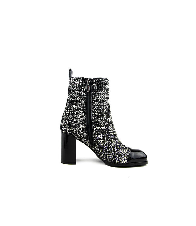 Eva Luna Enkellaars Ivana Nero Tweed Vernice