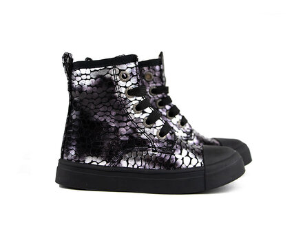 Shoesme Shoesme Veterboot Old Silver