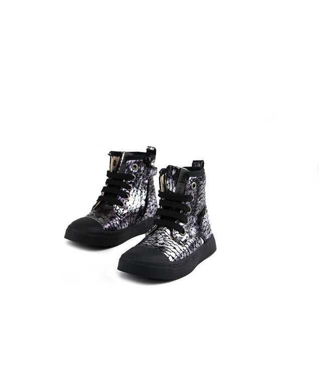 Shoesme Veterboot Old Silver