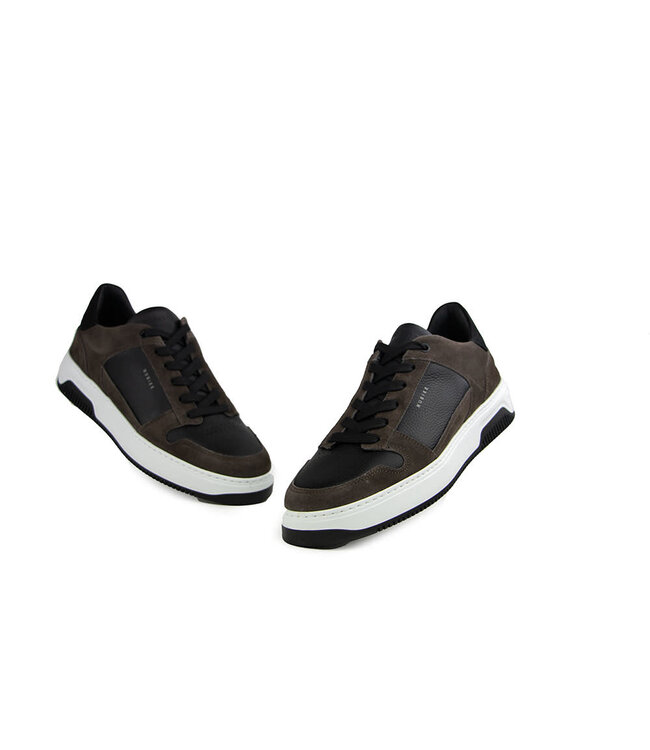 Nubikk Basket Court Dark Grey Suede Black