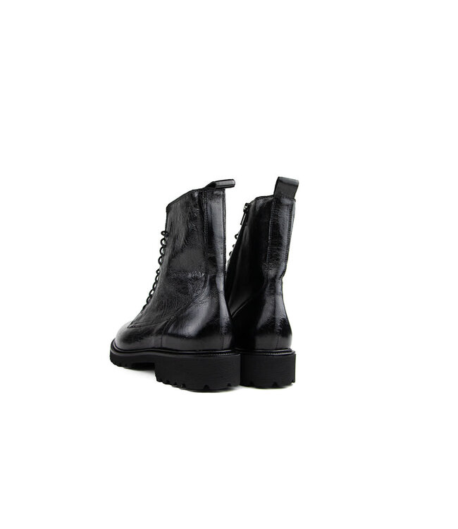 Durea Veterboot Zwart Print