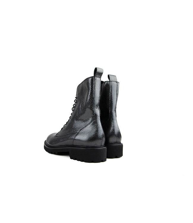 Durea Veterboot Zwart Print H