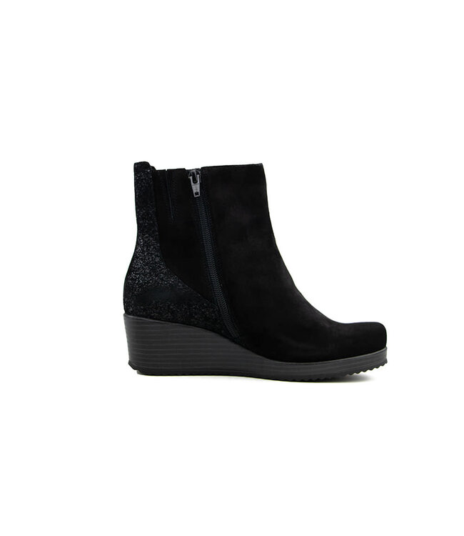 Durea Enkellaars Sleehak Zwart