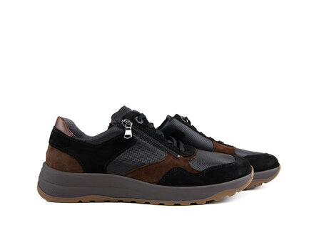 Waldläufer Waldlaufer Sneaker John Riva Schwarz Nuba K Waldläufer Waldlaufer Sneaker John Riva Schwarz Nuba K