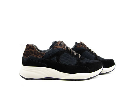 Durea Durea Sneaker Zwart Espresso M Durea Durea Sneaker Zwart Espresso M