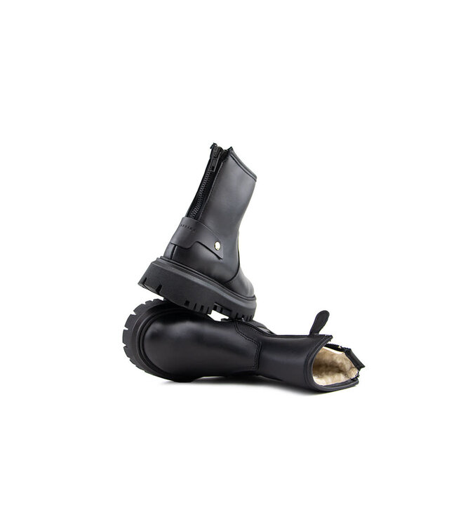 Nubikk Fae Leva Fur JR Black Leather
