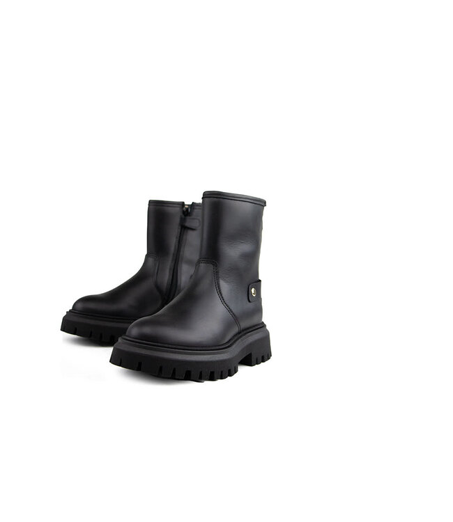 Nubikk Fae Leva Fur JR Black Leather