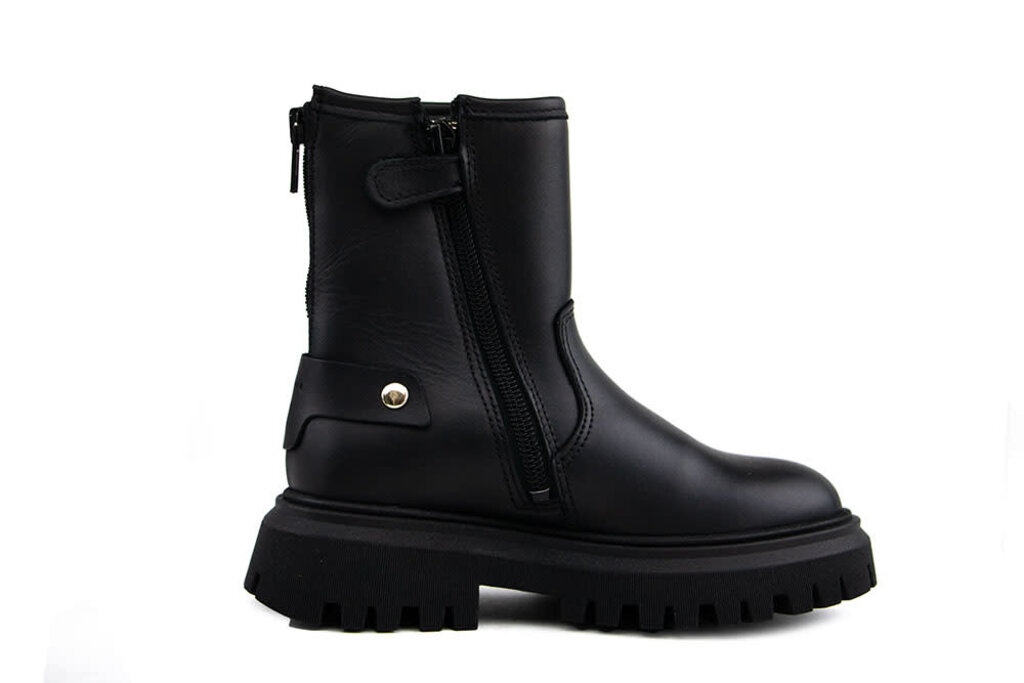 Nubikk Nubikk Fae Leva Fur JR Black Leather
