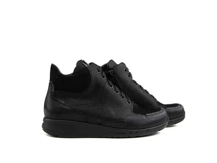 Durea Durea Hoge Sneaker Zwart Combi K Durea Durea Hoge Sneaker Zwart Combi K