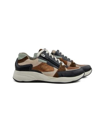 Durea Durea Sneaker Zwart Vachetta Cognac H
