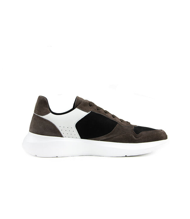 Nubikk Sneakers Rocky Road Wave Dark Grey Suede Black