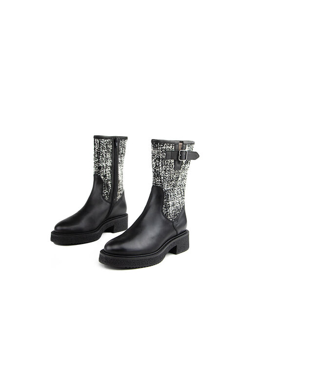 DL Sport Bikerboot Vitello Nero Chanel