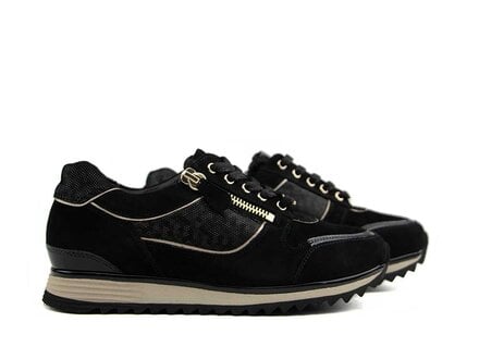 Hassia Hassia Sneaker Schwarz Taupe  Pixel Porto H Hassia Hassia Sneaker Schwarz Taupe  Pixel Porto H