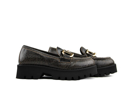 Via Vai Via Via Loafer Lott Harvey Dark Fluo Sigaro