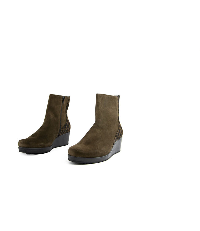 Durea Ankle Boots Wedge Olive H